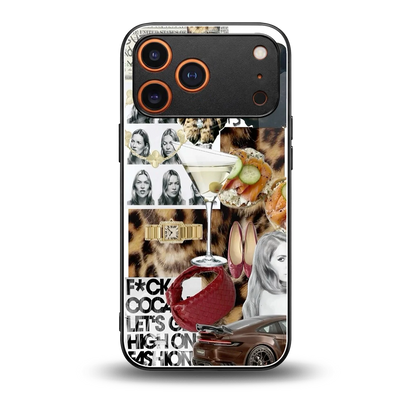 Old Money Mood back phone cover | glass case for iphone 17 pro max