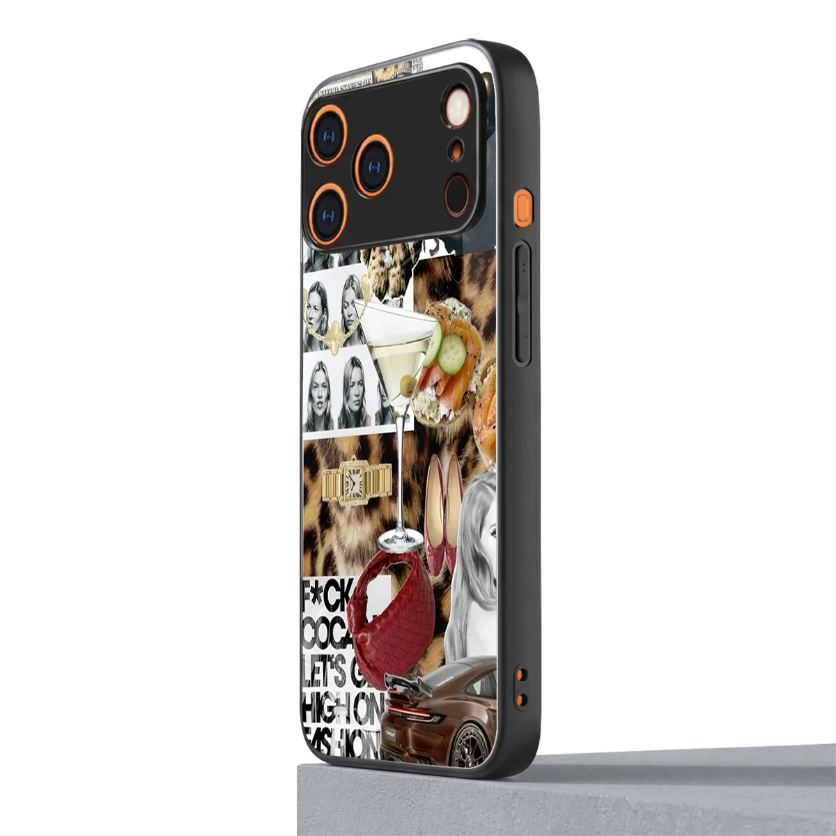 Old Money Mood iphone 17 pro max mobile cover | shockproof glass phone case