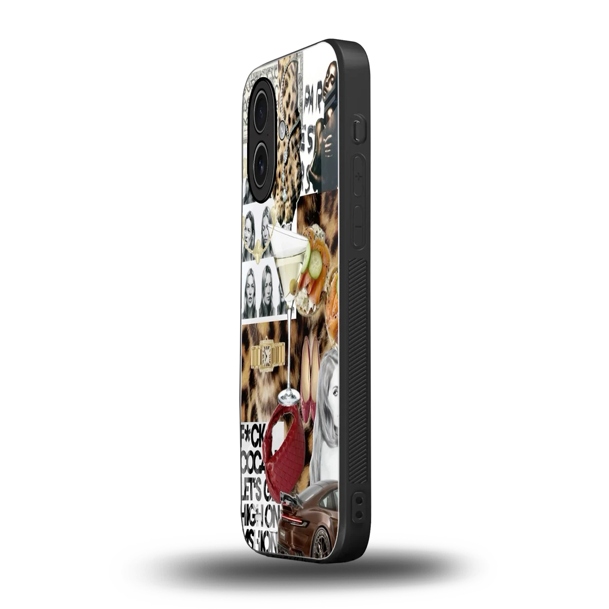 Old Money Mood iphone 17 mobile cover | shockproof glass phone case