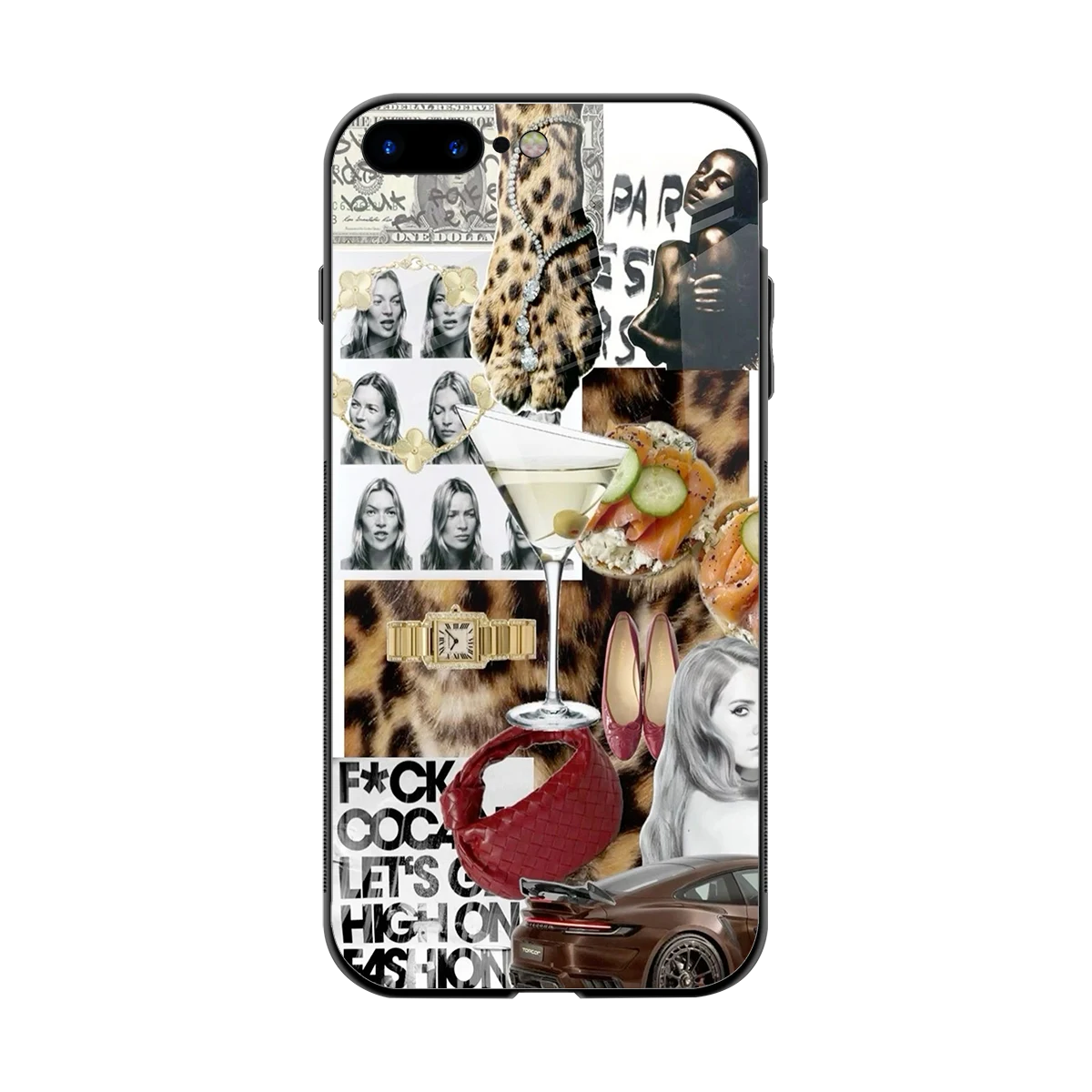 Old Money Mood back phone cover | glass case for iphone 7 plus
