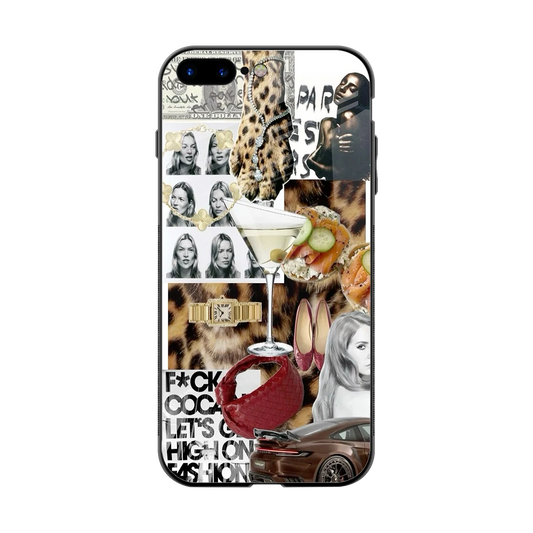 Old Money Mood back phone cover | glass case for iphone 8 plus