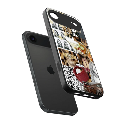 Old Money Mood sleek iphone air cover with tempered glass back and TPU edges