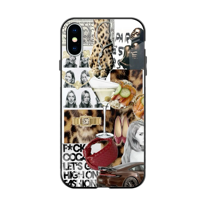 Old Money Mood back phone cover | glass case for iphone x