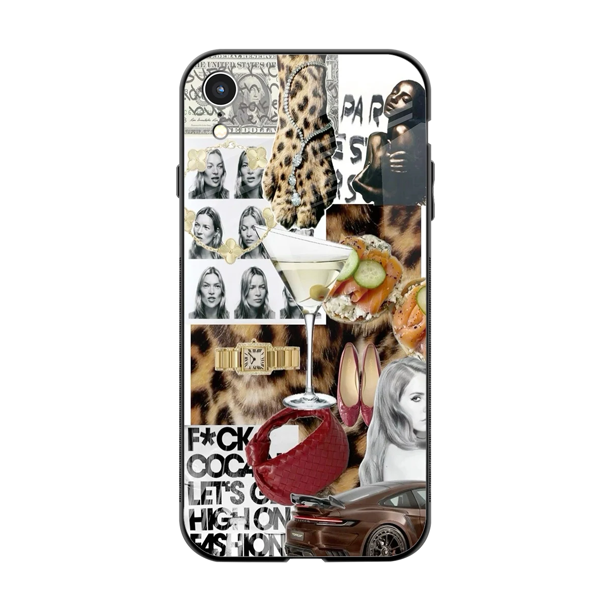 Old Money Mood back phone cover | glass case for iphone xr