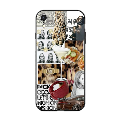 Old Money Mood back phone cover | glass case for iphone xr