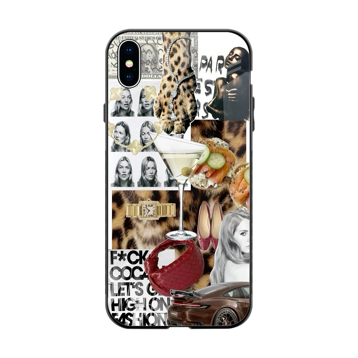 Old Money Mood back phone cover | glass case for iphone xs max