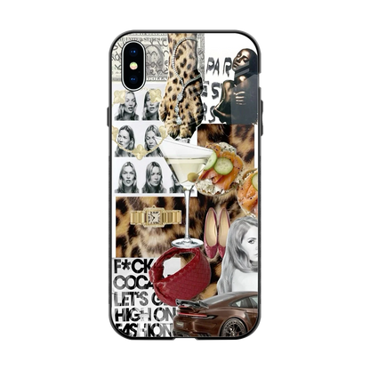 Old Money Mood back phone cover | glass case for iphone xs max