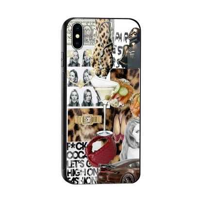 Old Money Mood sleek iphone xs max cover with tempered glass back and TPU edges