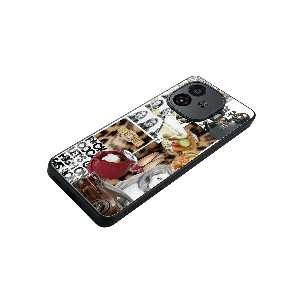 Old Money Mood stylish phone case for iqoo neo 10r 5g | glossy glass and slim fit