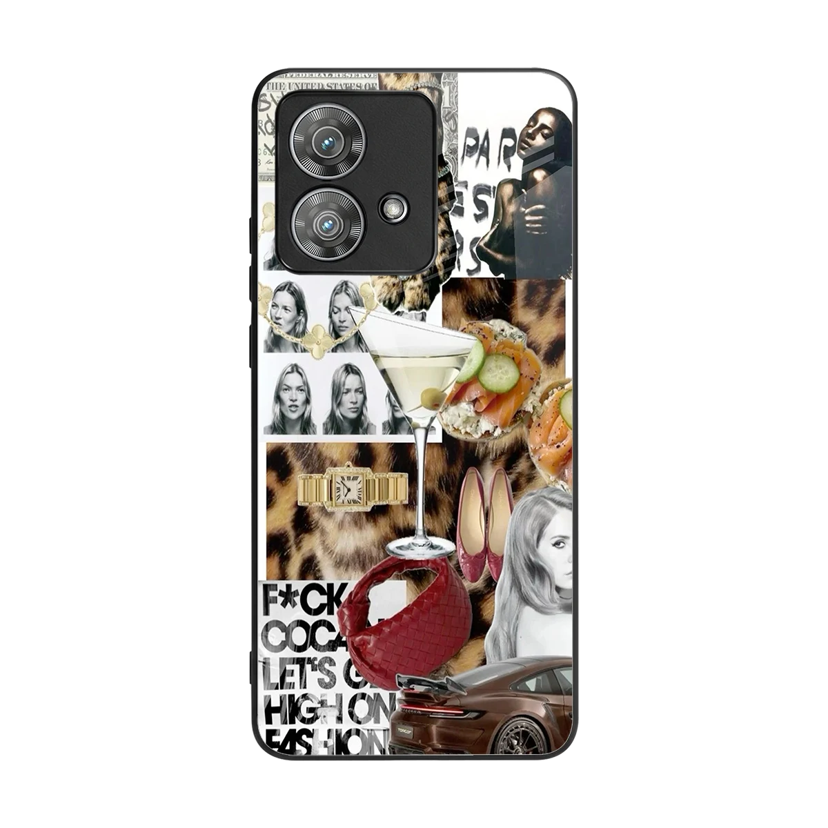 Old Money Mood back phone cover | glass case for motorola edge 40 neo 5g