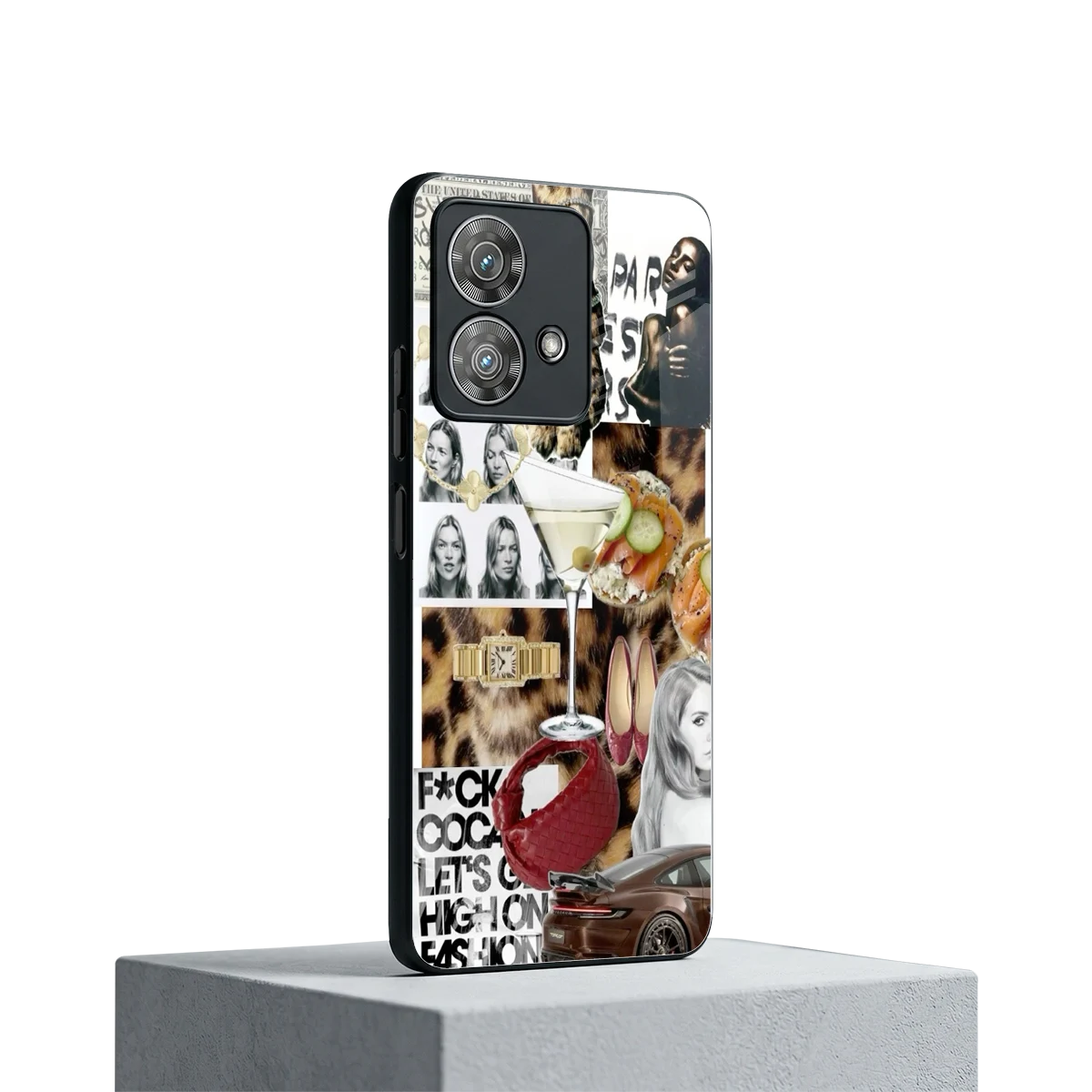 Old Money Mood motorola edge 40 neo 5g mobile cover | shockproof glass phone case