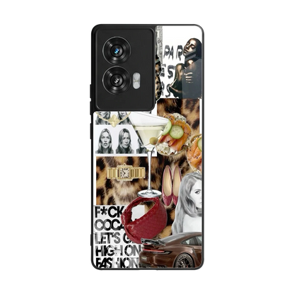 Old Money Mood back phone cover | glass case for motorola edge 50 fusion