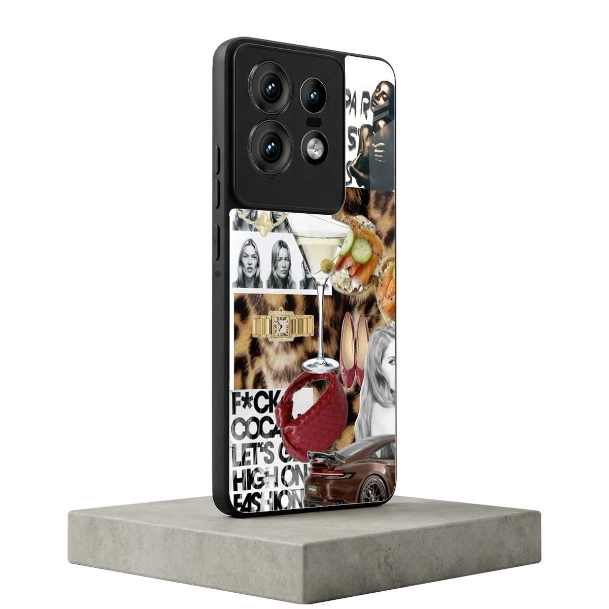 Old Money Mood motorola edge 50 pro mobile cover | shockproof glass phone case