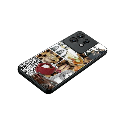 Old Money Mood stylish phone case for motorola edge 50 pro | glossy glass and slim fit