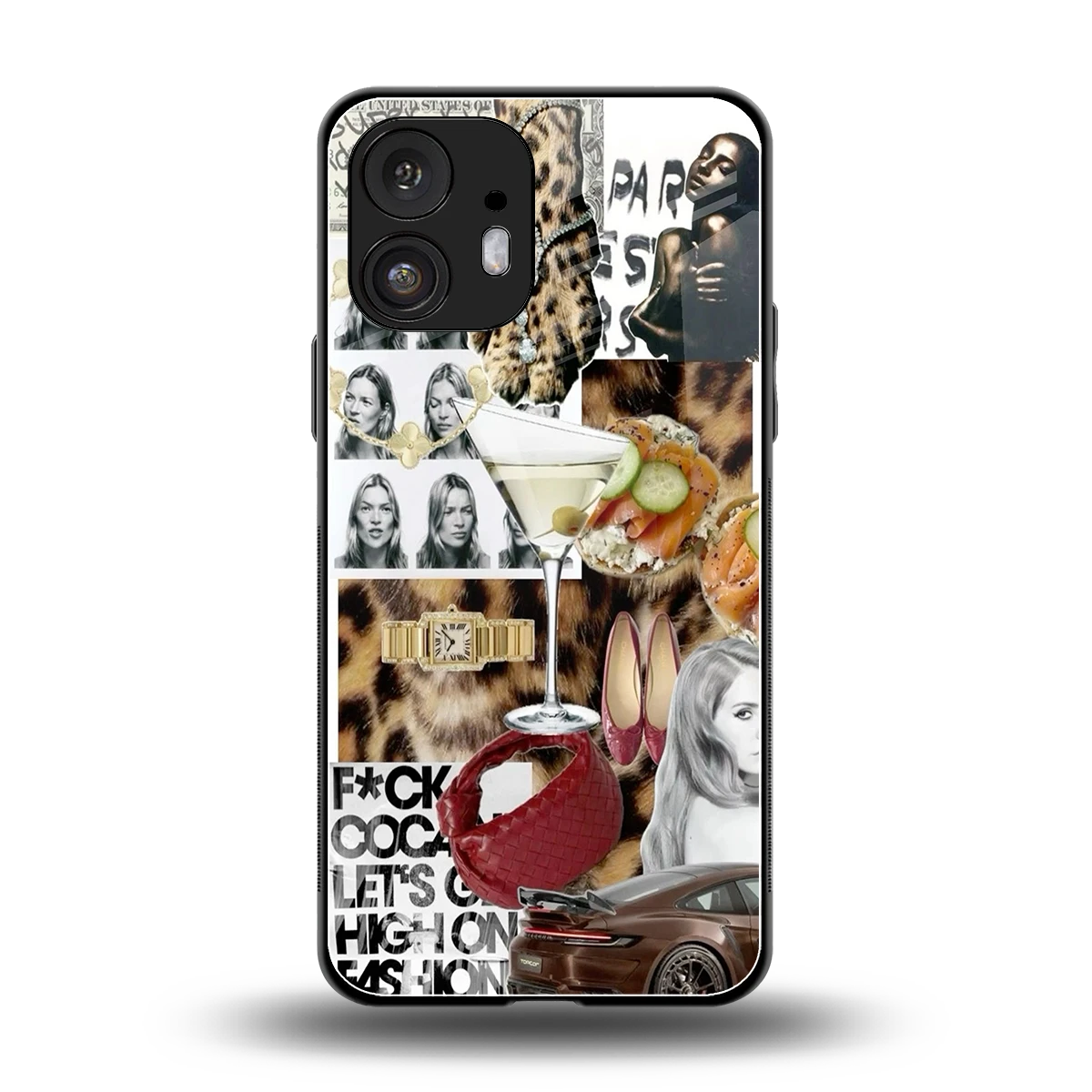 Old Money Mood back phone cover | glass case for nothing phone 2