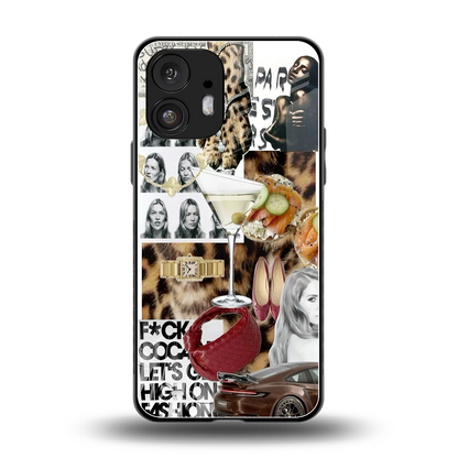 Old Money Mood back phone cover | glass case for nothing phone 2