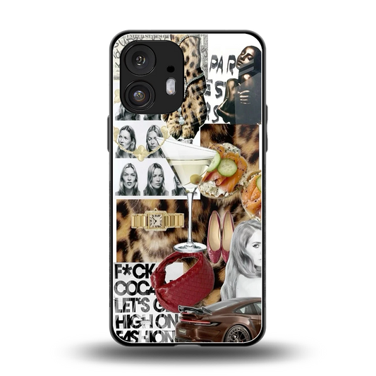 Old Money Mood back phone cover | glass case for nothing phone 2