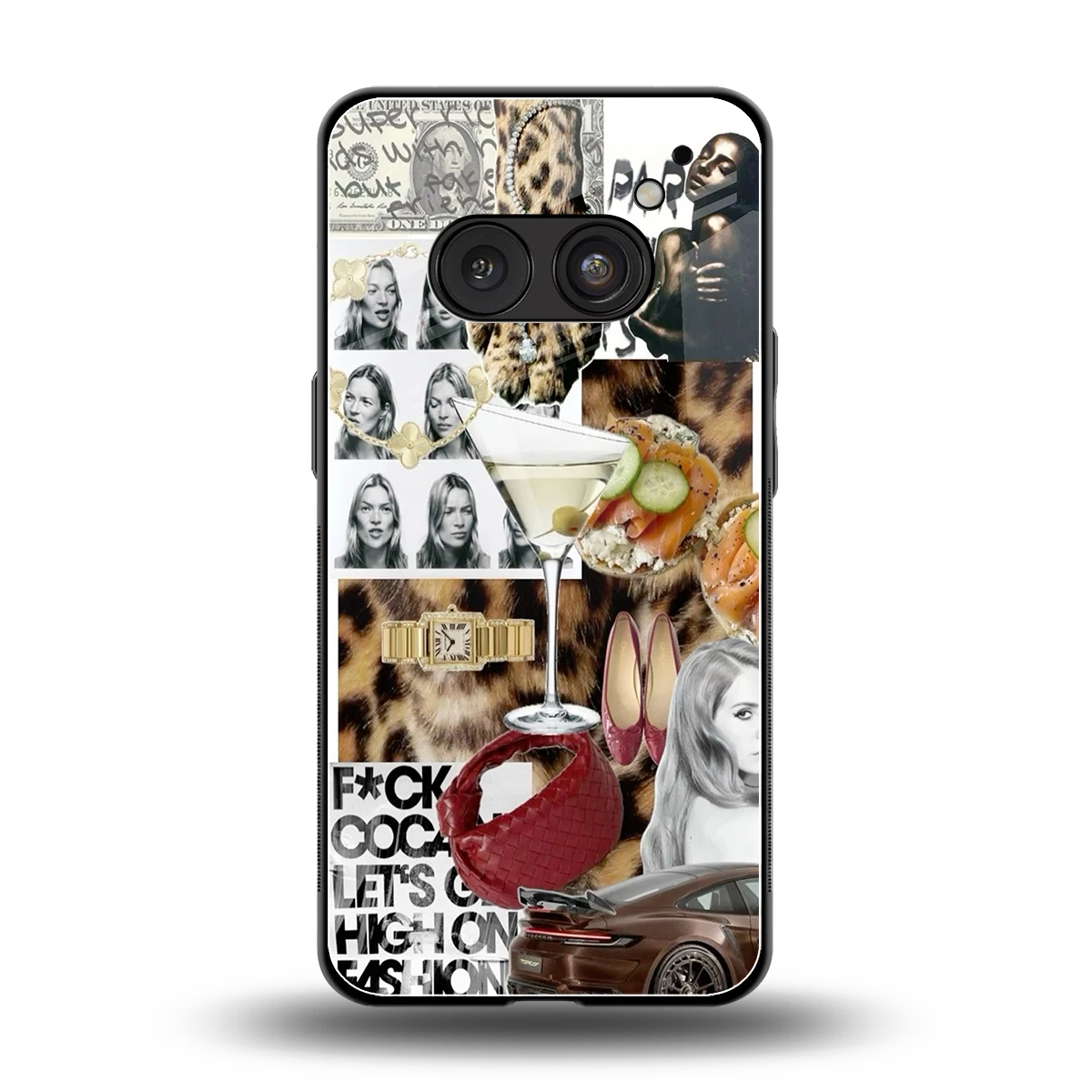 Old Money Mood back phone cover | glass case for nothing phone 2a
