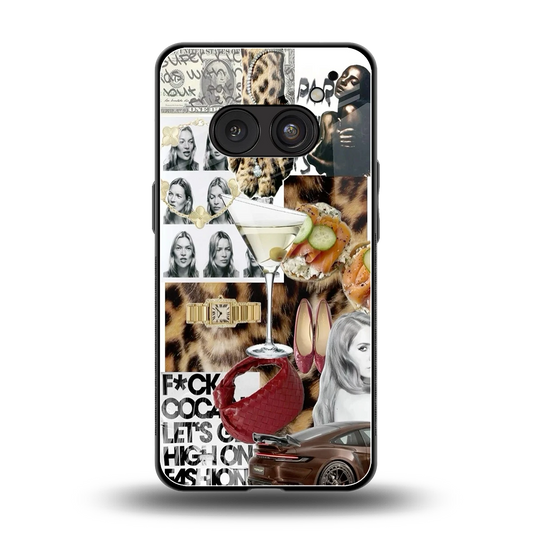 Old Money Mood back phone cover | glass case for nothing phone 2a