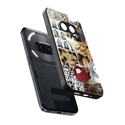 Old Money Mood sleek nothing phone 2a cover with tempered glass back and TPU edges
