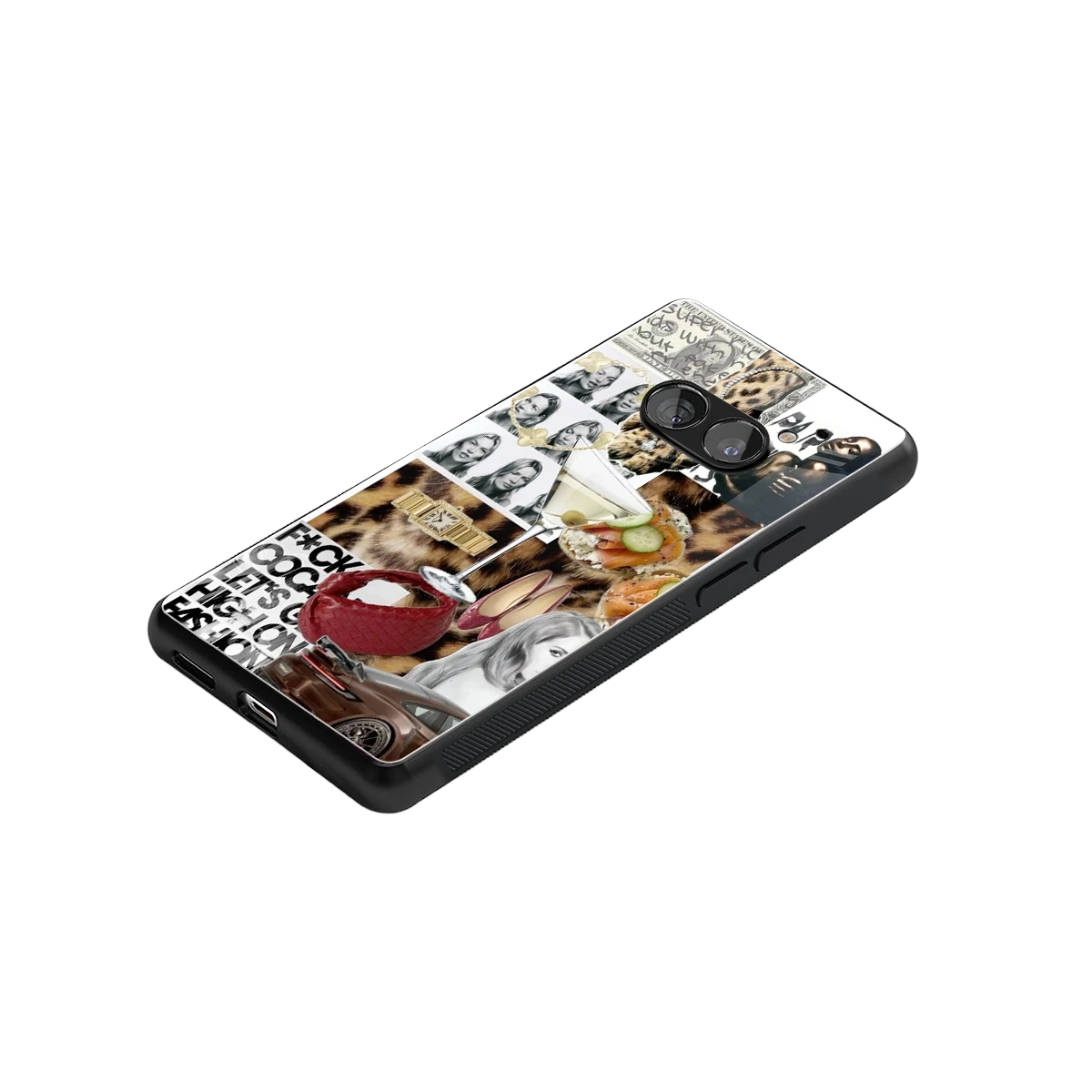 Old Money Mood stylish phone case for nothing phone 2a | glossy glass and slim fit