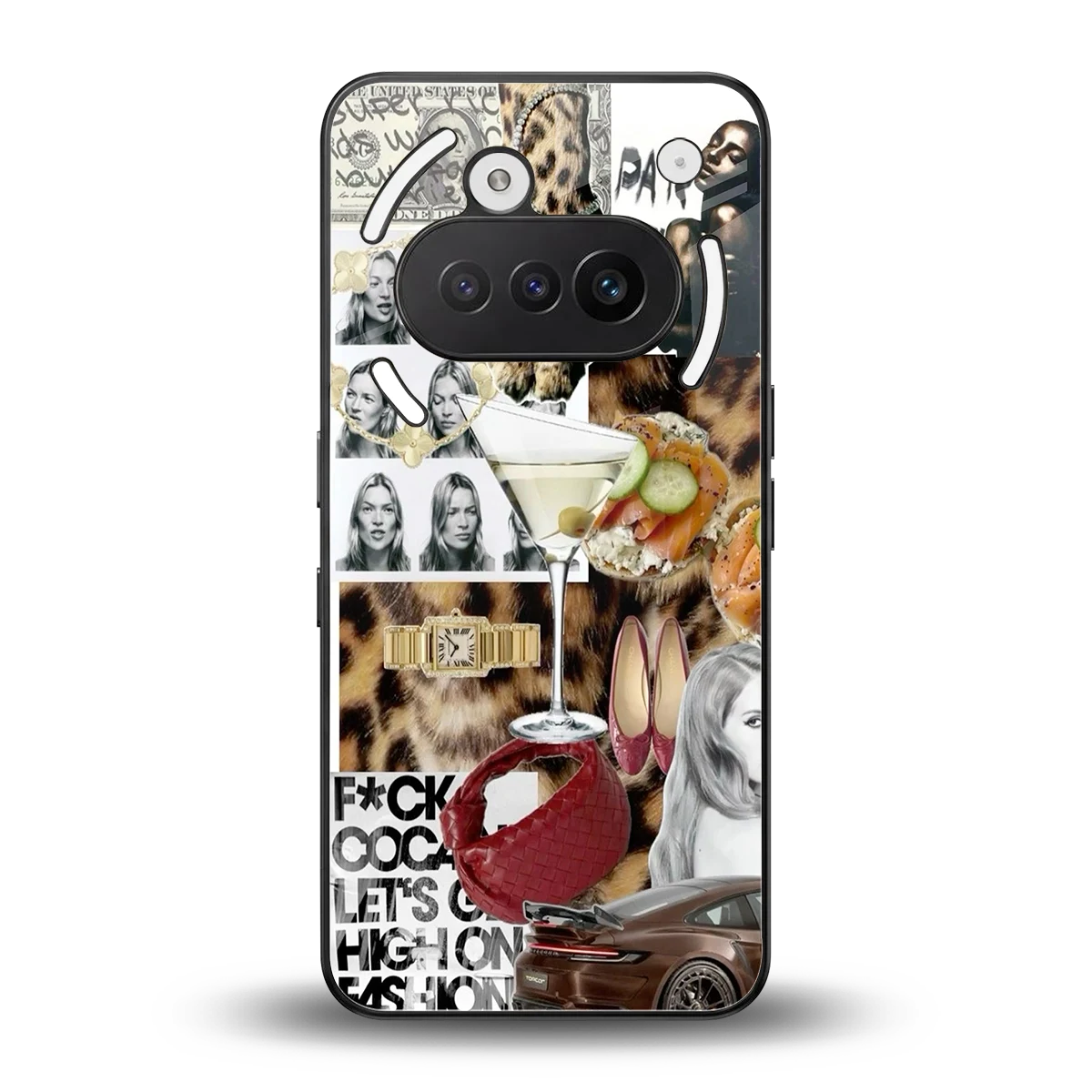 Old Money Mood back phone cover | glass case for nothing phone 3a