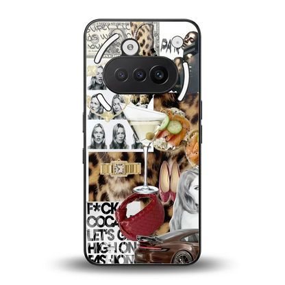 Old Money Mood back phone cover | glass case for nothing phone 3a
