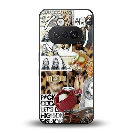 Old Money Mood back phone cover | glass case for nothing phone 3a