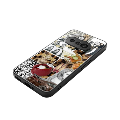 Old Money Mood stylish phone case for nothing phone 3a | glossy glass and slim fit