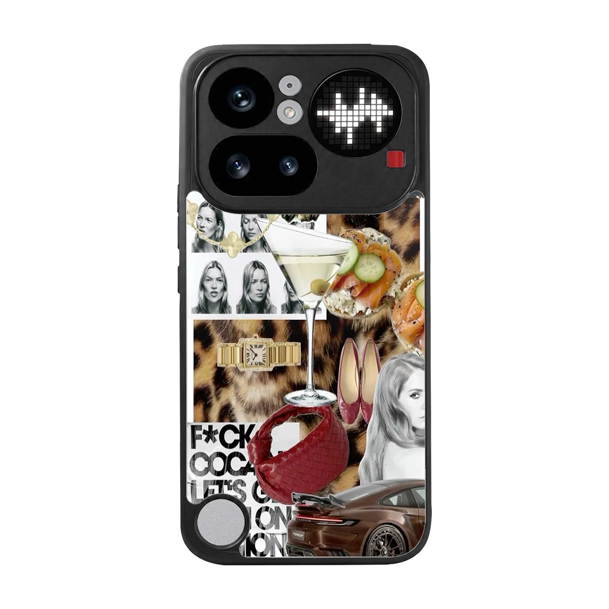 Old Money Mood back phone cover | glass case for nothing phone 4a pro