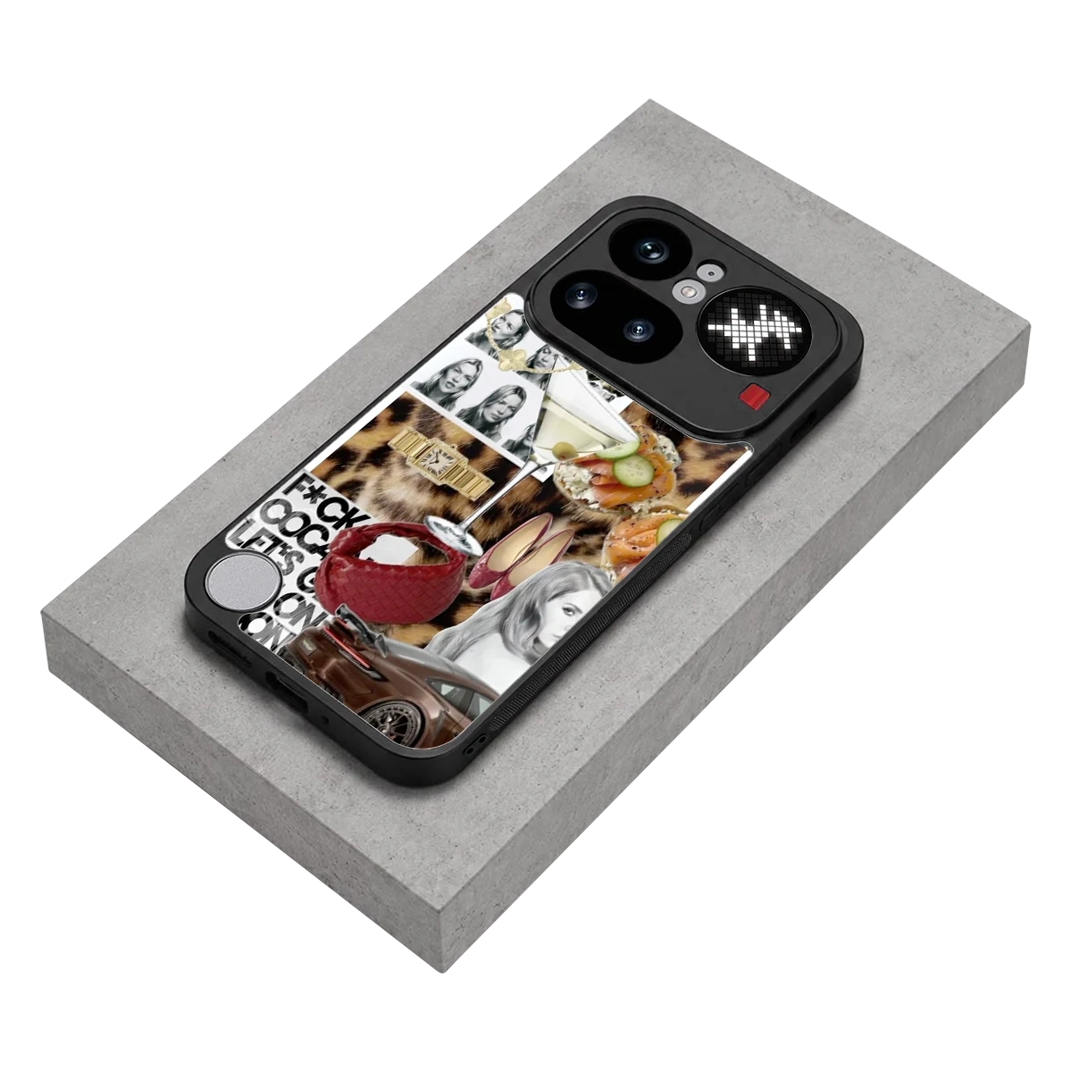 Old Money Mood stylish phone case for nothing phone 4a pro | glossy glass and slim fit