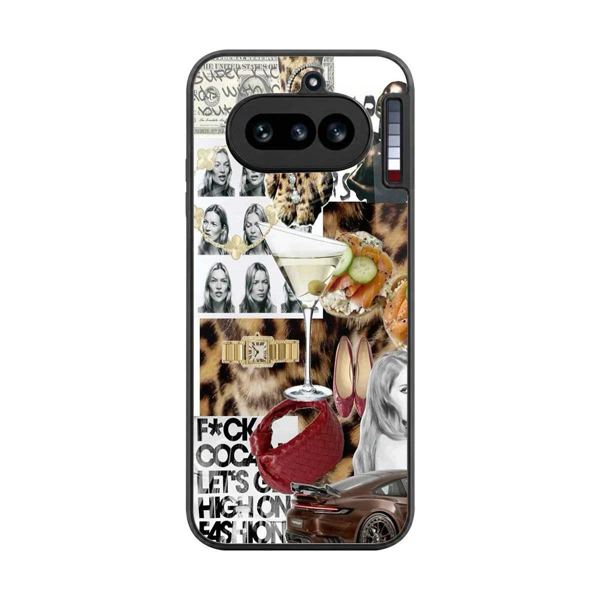 Old Money Mood back phone cover | glass case for nothing phone 4a
