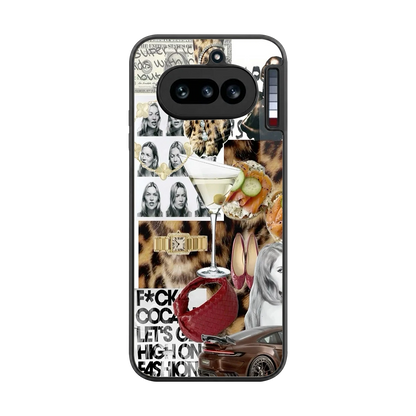 Old Money Mood back phone cover | glass case for nothing phone 4a