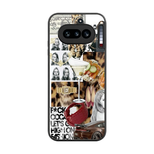 Old Money Mood back phone cover | glass case for nothing phone 4a