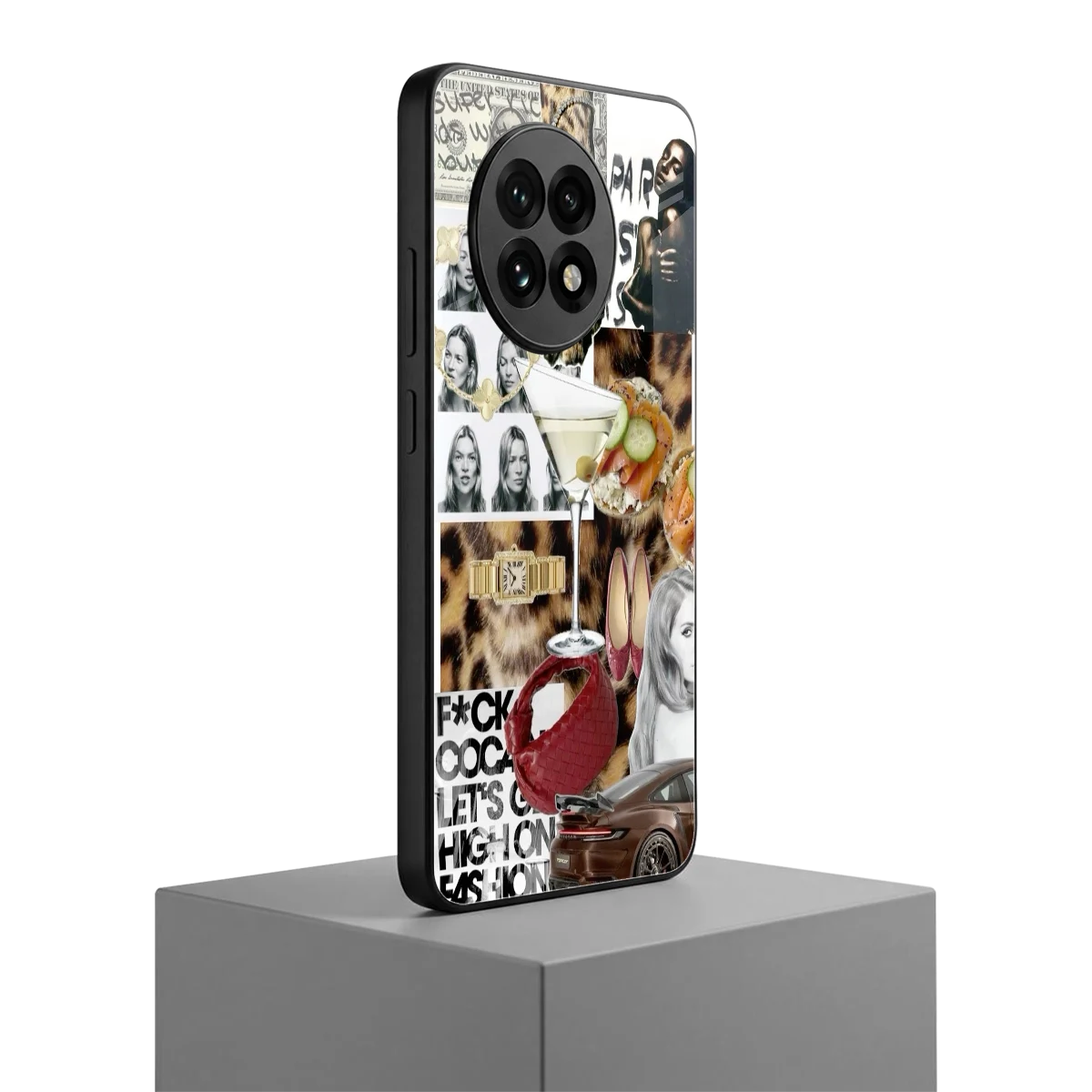 Old Money Mood oneplus 13r mobile cover | shockproof glass phone case