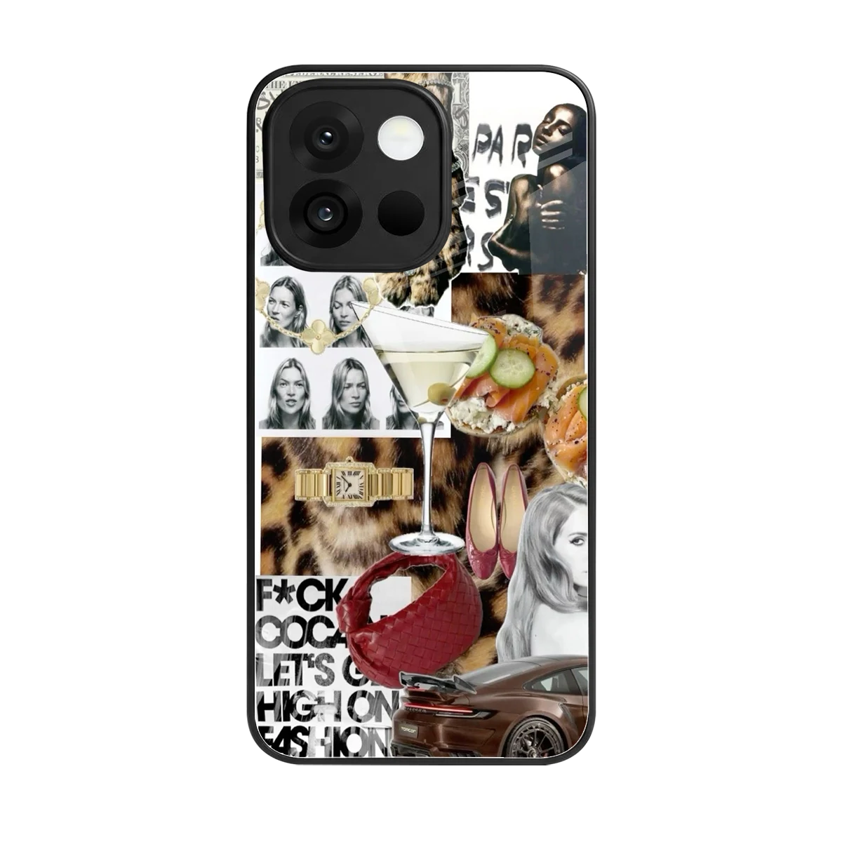 Old Money Mood back phone cover | glass case for oneplus 13s