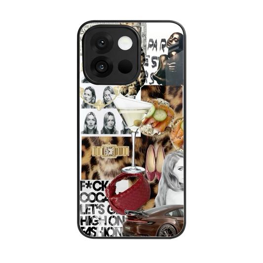 Old Money Mood back phone cover | glass case for oneplus 13s