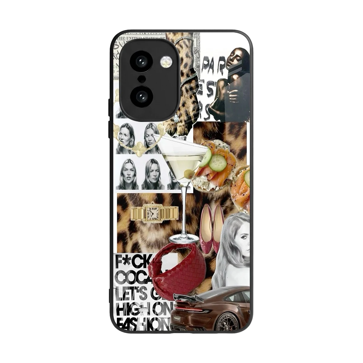 Old Money Mood back phone cover | glass case for oneplus 15r