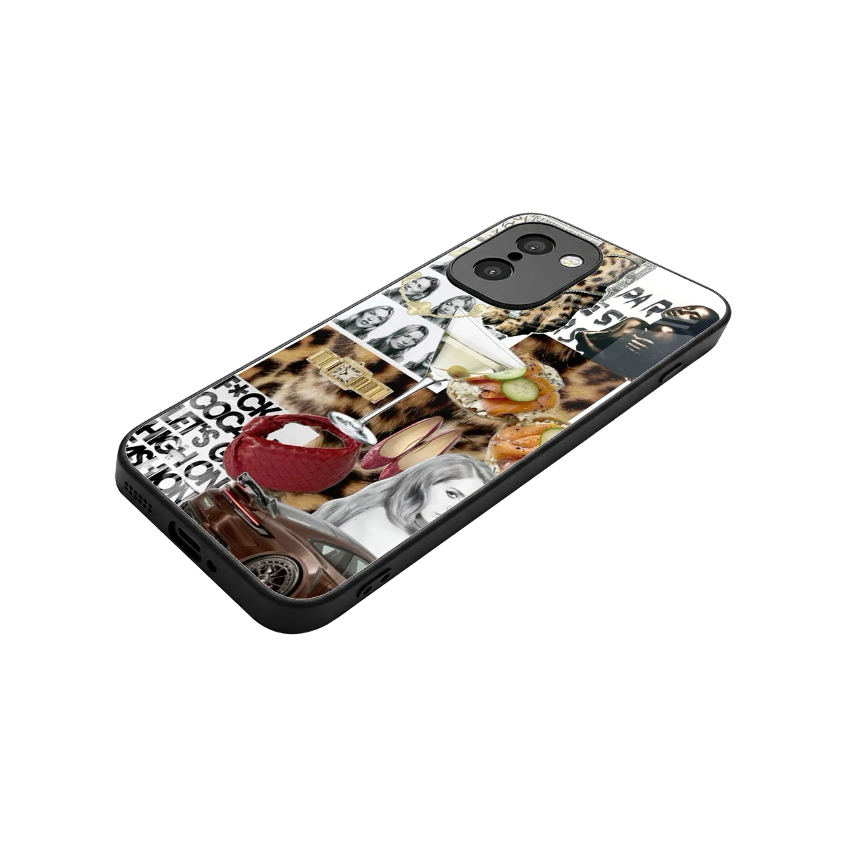 Old Money Mood stylish phone case for oneplus 15r | glossy glass and slim fit