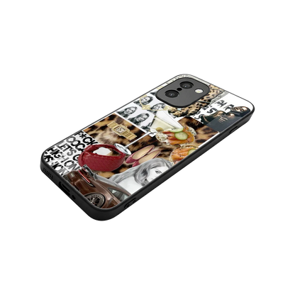 Old Money Mood stylish phone case for oneplus 15r | glossy glass and slim fit