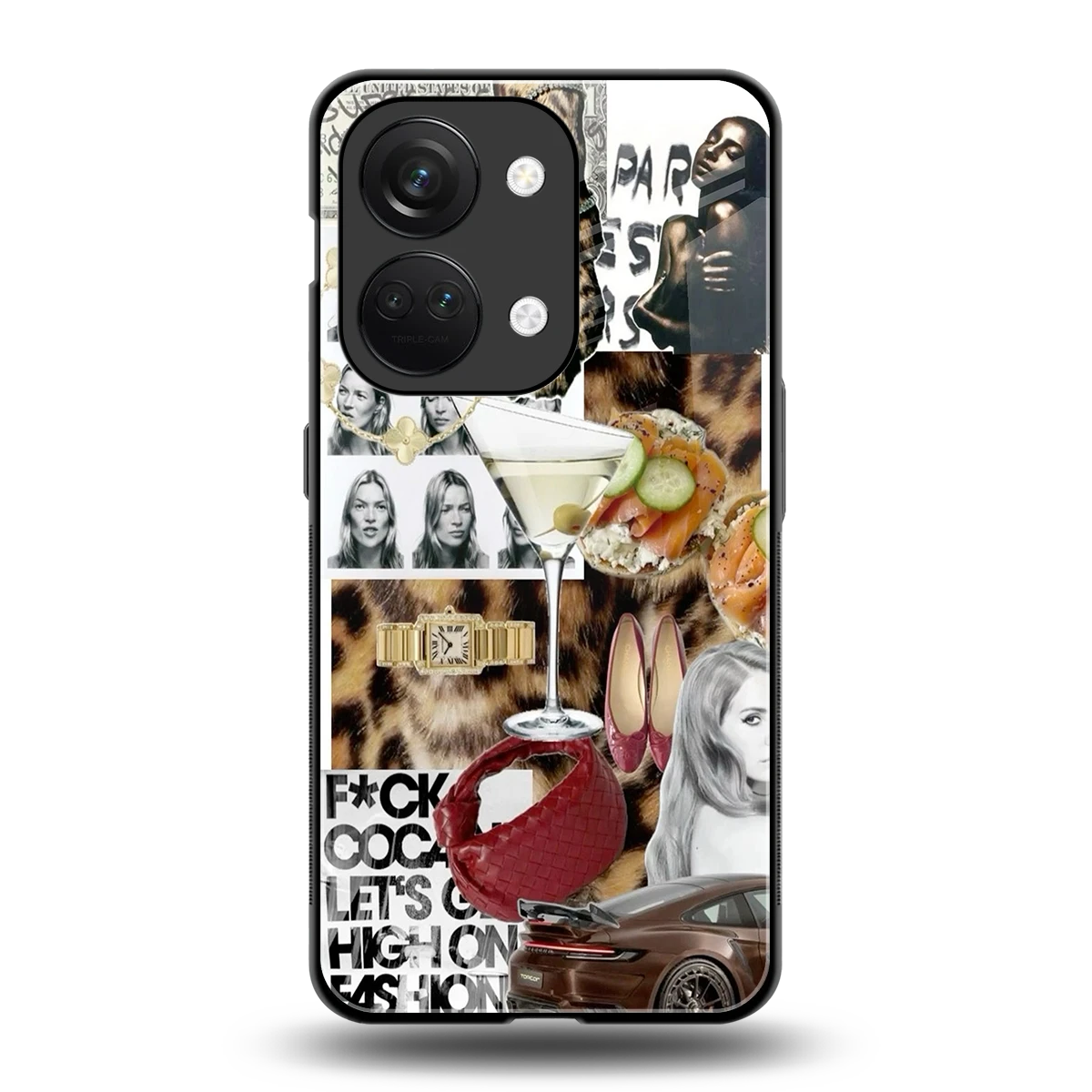 Old Money Mood back phone cover | glass case for oneplus nord 3