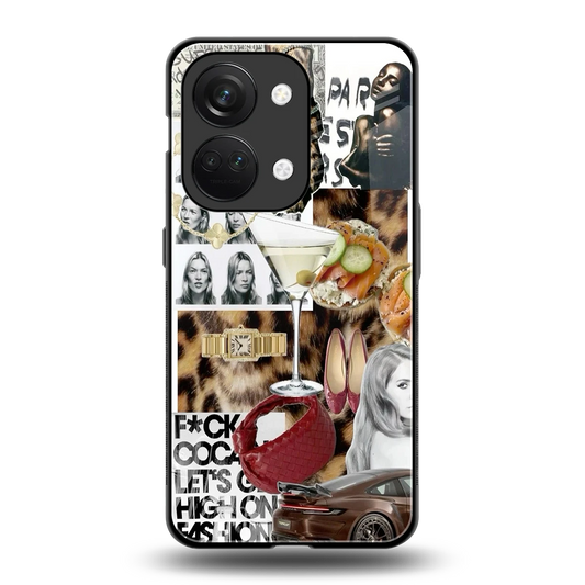 Old Money Mood back phone cover | glass case for oneplus nord 3