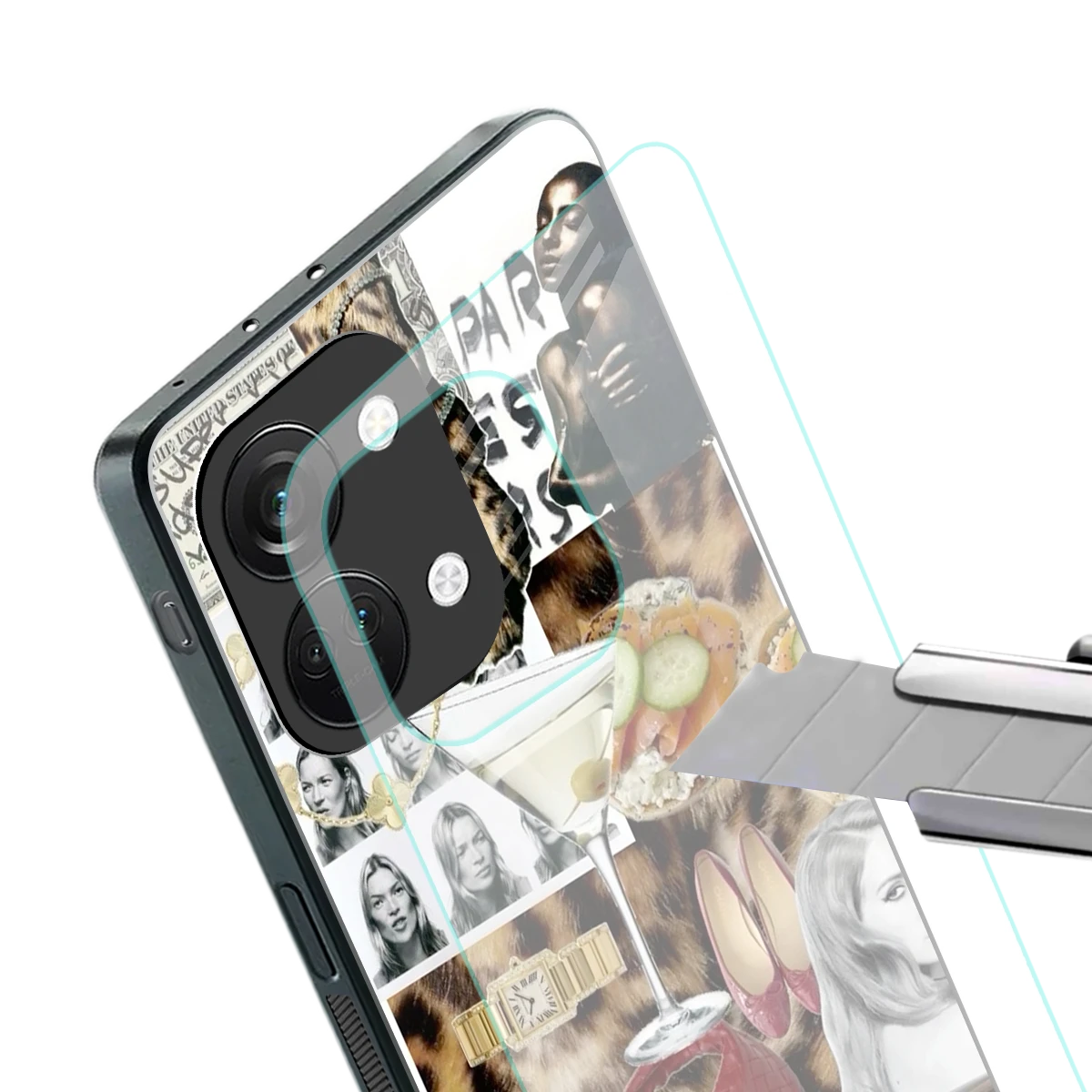 Old Money Mood stylish phone case for oneplus nord 3 | glossy glass and slim fit