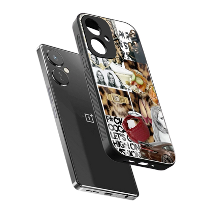 Old Money Mood sleek oneplus nord ce 3 cover with tempered glass back and TPU edges