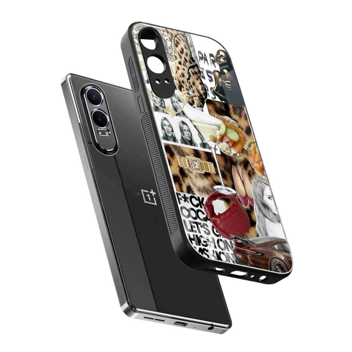 Old Money Mood sleek oneplus nord ce 4 lite cover with tempered glass back and TPU edges
