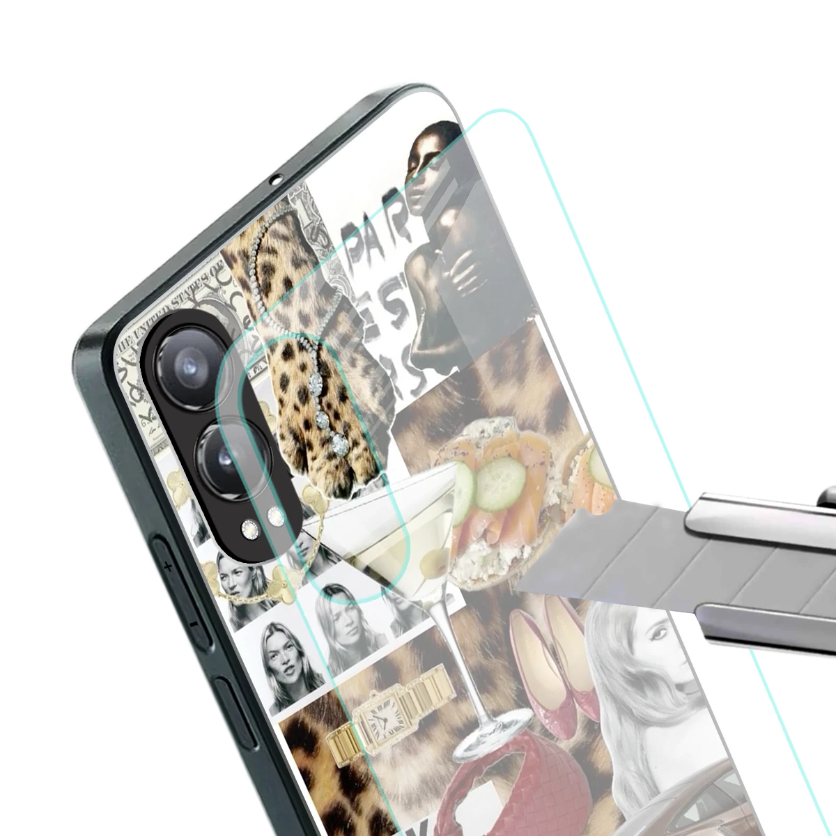 Old Money Mood stylish phone case for oneplus nord ce 4 lite | glossy glass and slim fit