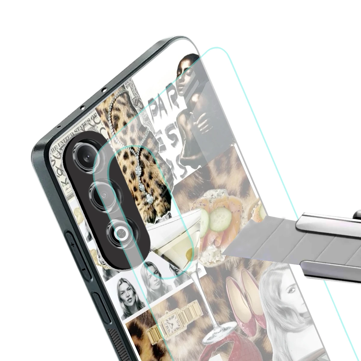 Old Money Mood stylish phone case for oneplus nord ce 4 | glossy glass and slim fit