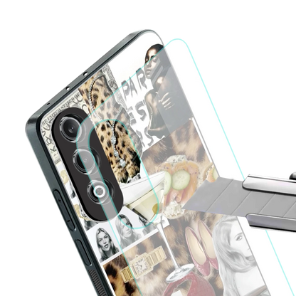 Old Money Mood stylish phone case for oneplus nord ce 4 | glossy glass and slim fit