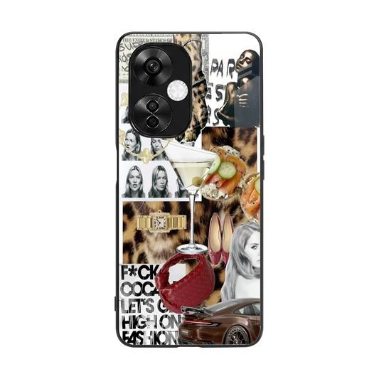 Old Money Mood back phone cover | glass case for oneplus nord ce 3 lite