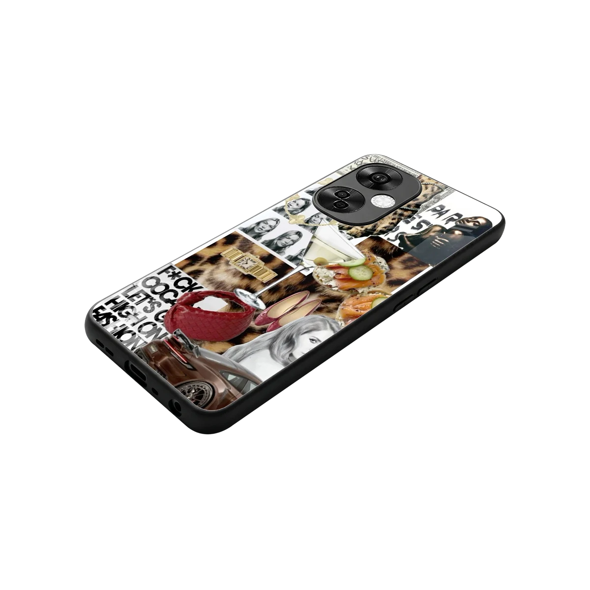 Old Money Mood stylish phone case for oneplus nord ce 3 lite | glossy glass and slim fit